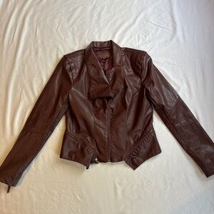 Woman’s MD Faux Leather Jacket